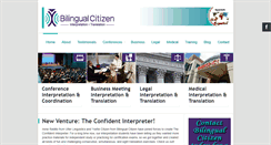 Desktop Screenshot of bilingualcitizen.com
